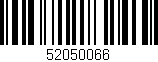 Código de barras (EAN, GTIN, SKU, ISBN): '52050066'