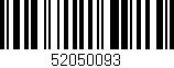 Código de barras (EAN, GTIN, SKU, ISBN): '52050093'