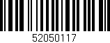 Código de barras (EAN, GTIN, SKU, ISBN): '52050117'