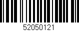 Código de barras (EAN, GTIN, SKU, ISBN): '52050121'