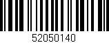 Código de barras (EAN, GTIN, SKU, ISBN): '52050140'