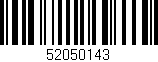 Código de barras (EAN, GTIN, SKU, ISBN): '52050143'