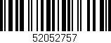 Código de barras (EAN, GTIN, SKU, ISBN): '52052757'