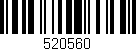 Código de barras (EAN, GTIN, SKU, ISBN): '520560'
