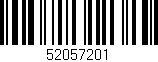 Código de barras (EAN, GTIN, SKU, ISBN): '52057201'