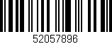 Código de barras (EAN, GTIN, SKU, ISBN): '52057896'