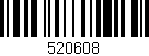 Código de barras (EAN, GTIN, SKU, ISBN): '520608'