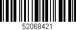 Código de barras (EAN, GTIN, SKU, ISBN): '52068421'