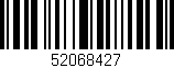Código de barras (EAN, GTIN, SKU, ISBN): '52068427'