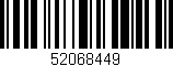 Código de barras (EAN, GTIN, SKU, ISBN): '52068449'