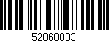 Código de barras (EAN, GTIN, SKU, ISBN): '52068883'