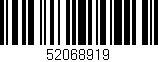 Código de barras (EAN, GTIN, SKU, ISBN): '52068919'