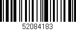 Código de barras (EAN, GTIN, SKU, ISBN): '52084183'