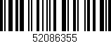 Código de barras (EAN, GTIN, SKU, ISBN): '52086355'