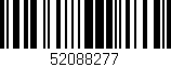 Código de barras (EAN, GTIN, SKU, ISBN): '52088277'