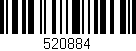 Código de barras (EAN, GTIN, SKU, ISBN): '520884'