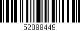 Código de barras (EAN, GTIN, SKU, ISBN): '52088449'