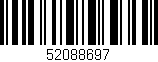 Código de barras (EAN, GTIN, SKU, ISBN): '52088697'