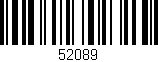 Código de barras (EAN, GTIN, SKU, ISBN): '52089'