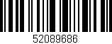 Código de barras (EAN, GTIN, SKU, ISBN): '52089686'