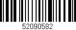 Código de barras (EAN, GTIN, SKU, ISBN): '52090582'