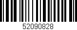 Código de barras (EAN, GTIN, SKU, ISBN): '52090828'