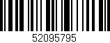 Código de barras (EAN, GTIN, SKU, ISBN): '52095795'