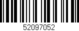 Código de barras (EAN, GTIN, SKU, ISBN): '52097052'