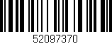 Código de barras (EAN, GTIN, SKU, ISBN): '52097370'