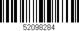 Código de barras (EAN, GTIN, SKU, ISBN): '52098284'