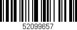 Código de barras (EAN, GTIN, SKU, ISBN): '52099657'