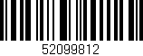 Código de barras (EAN, GTIN, SKU, ISBN): '52099812'