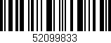Código de barras (EAN, GTIN, SKU, ISBN): '52099833'
