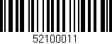 Código de barras (EAN, GTIN, SKU, ISBN): '52100011'