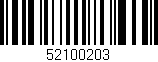 Código de barras (EAN, GTIN, SKU, ISBN): '52100203'