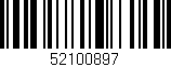 Código de barras (EAN, GTIN, SKU, ISBN): '52100897'