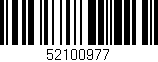 Código de barras (EAN, GTIN, SKU, ISBN): '52100977'