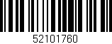 Código de barras (EAN, GTIN, SKU, ISBN): '52101760'