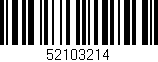 Código de barras (EAN, GTIN, SKU, ISBN): '52103214'