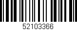 Código de barras (EAN, GTIN, SKU, ISBN): '52103366'