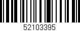 Código de barras (EAN, GTIN, SKU, ISBN): '52103395'