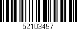 Código de barras (EAN, GTIN, SKU, ISBN): '52103497'