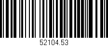 Código de barras (EAN, GTIN, SKU, ISBN): '52104.53'