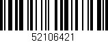 Código de barras (EAN, GTIN, SKU, ISBN): '52106421'