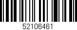 Código de barras (EAN, GTIN, SKU, ISBN): '52106461'