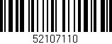 Código de barras (EAN, GTIN, SKU, ISBN): '52107110'