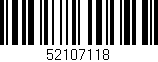 Código de barras (EAN, GTIN, SKU, ISBN): '52107118'