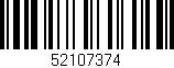 Código de barras (EAN, GTIN, SKU, ISBN): '52107374'