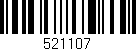 Código de barras (EAN, GTIN, SKU, ISBN): '521107'