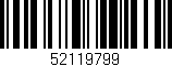 Código de barras (EAN, GTIN, SKU, ISBN): '52119799'